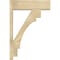 Ekena Millwork Merced Block Rough Sawn Outlooker, Douglas Fir, 8"W x 26"D x 38"H OUT08X26X38MRC05RDF - alternate 3